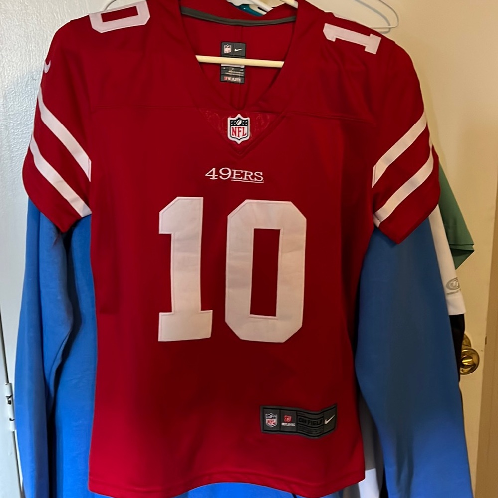 Nike NFL Onfield San Francisco 49ers #10 GAROPPOLO Women Size S